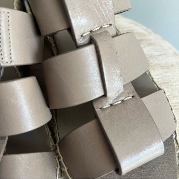 Vince Sabella Espadrille Wedge Sandal in Beige Size 10 NWOB - Picture 10 of 13